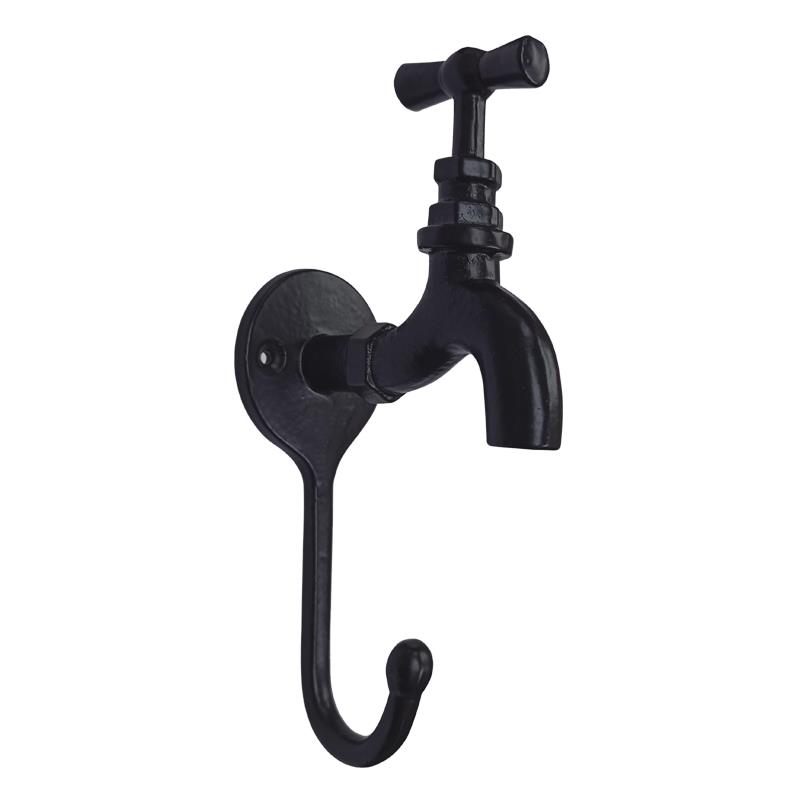 "Tap" Black Antique heavy Iron hook