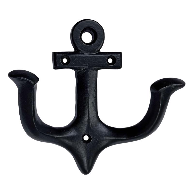 "Anchor" Black Antique heavy Iron hook