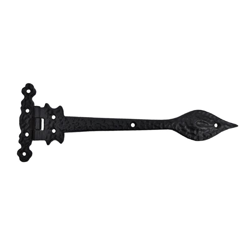 9.5" Joanna Black Antique Iron Tee Hinge