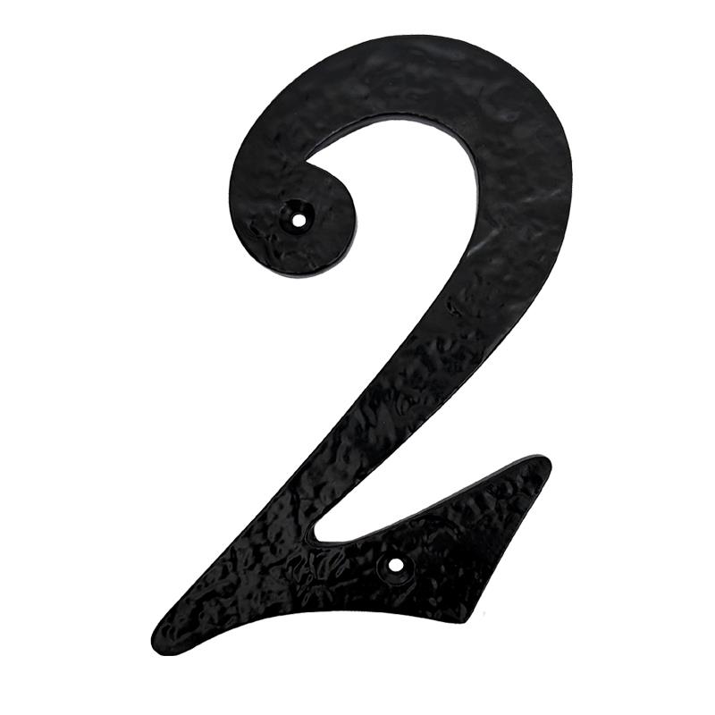 6" Iron Numerals (2) Heavy Duty