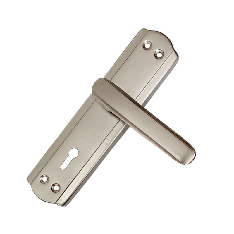 "Abishalom" Zinc Door Handle with SS Plate