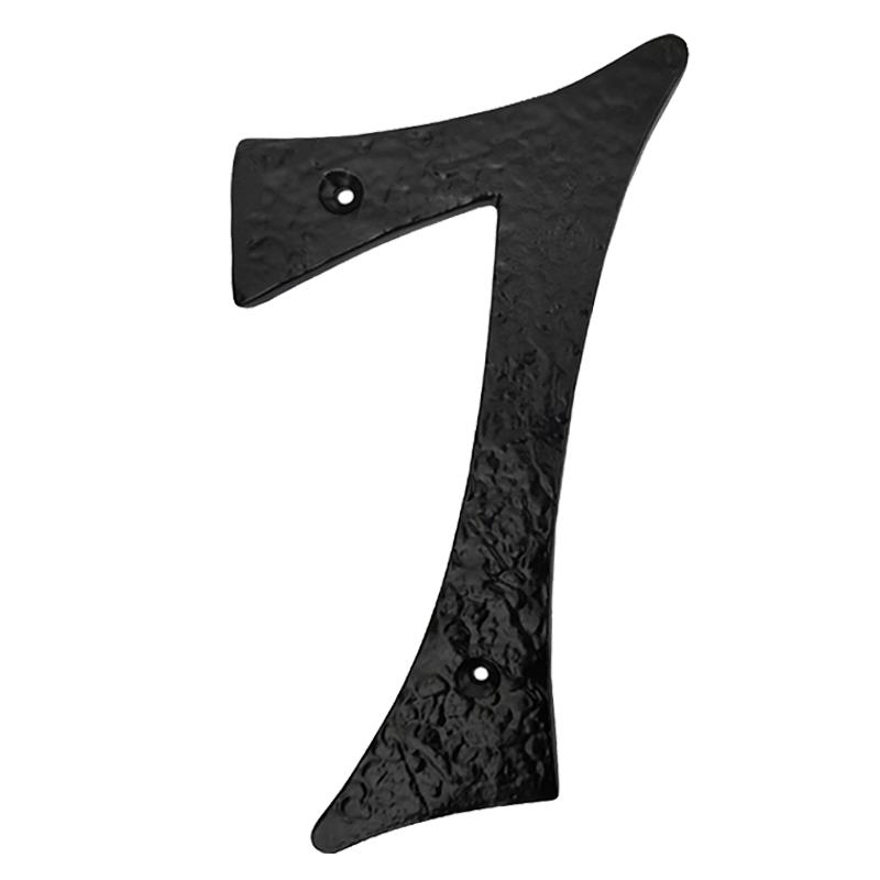 6" Iron Numerals (7) Heavy Duty