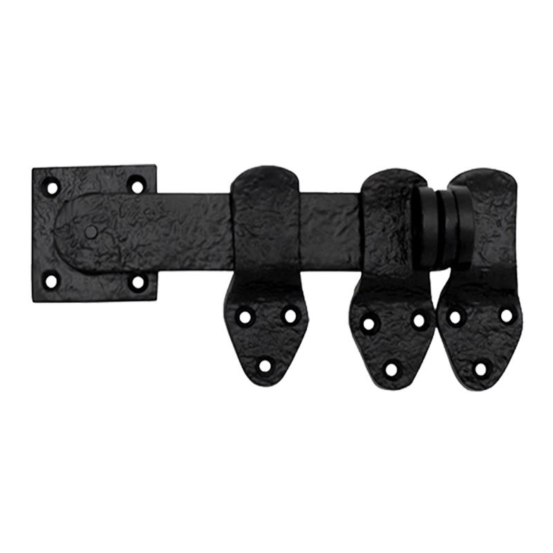 "Jochebed" Black Antique Iron Gate Latch