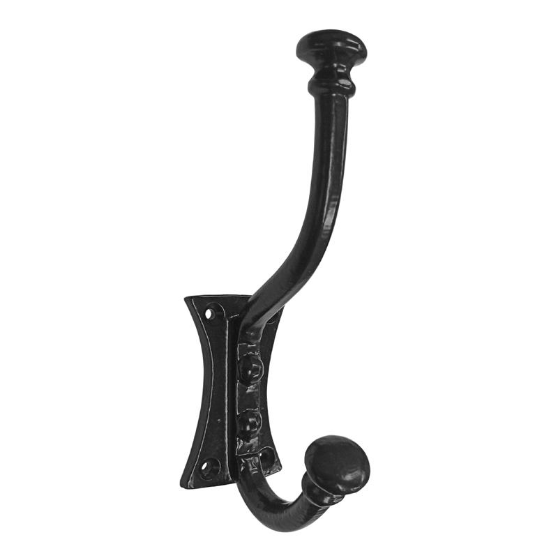 "Kibzaim" Black Antique Iron Hook