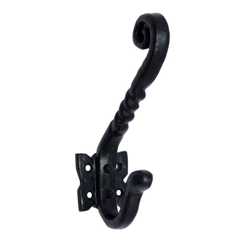 "Japhet" Black Antique Iron Hook