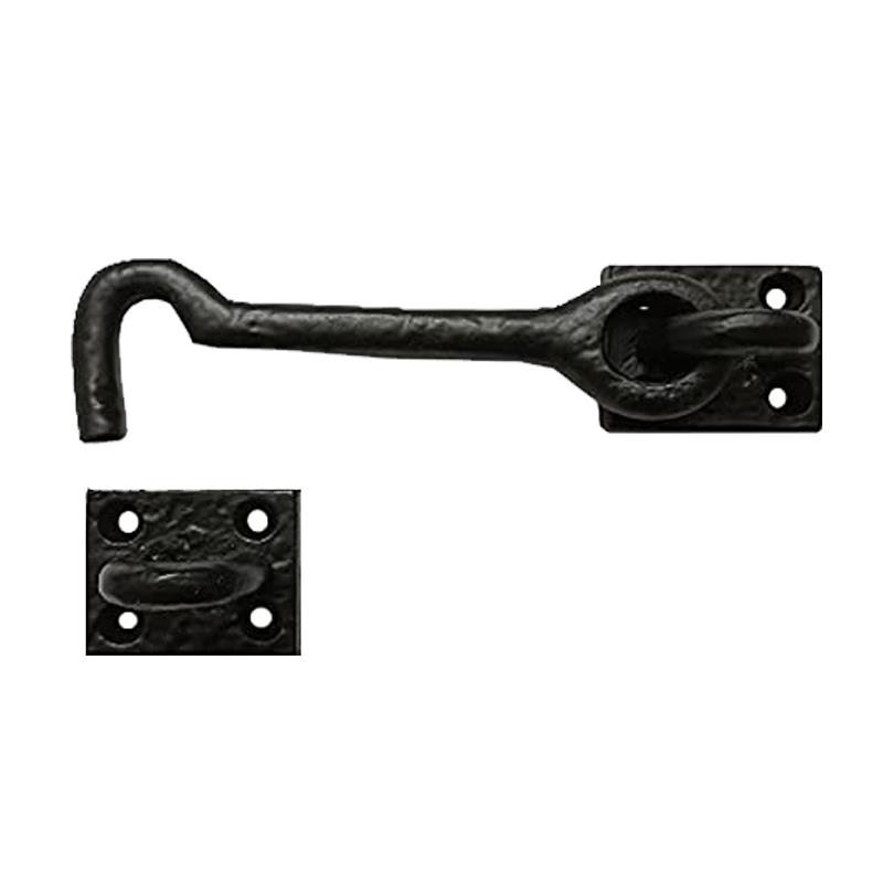 6 Inch "Leviticus" Black Antique Iron Cabin Hook