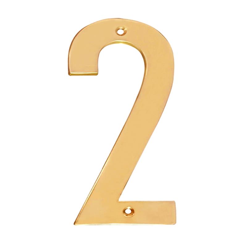 6" Brass Numerals-2