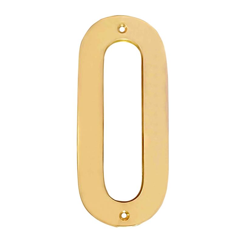 6" Brass Numerals-0