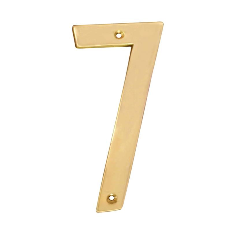 6" Brass Numerals-7