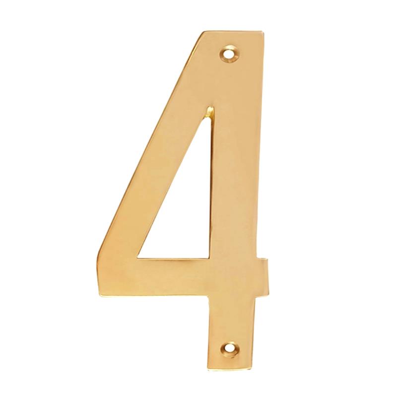 6" Brass Numerals-4