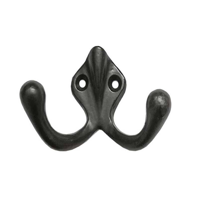 "Leah" Black Antique Iron Hook