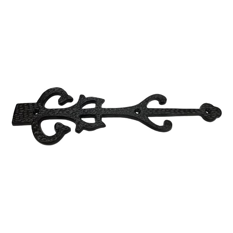 "Jehovah" Black Antique Iron False Hinge Front