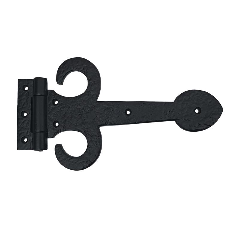 9 inch "Abnor" Black Antique Iron Tee Hinge