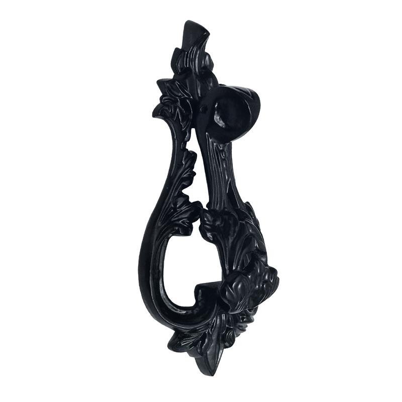 "Barachel" Black Antique Iron Antique Door Knocker