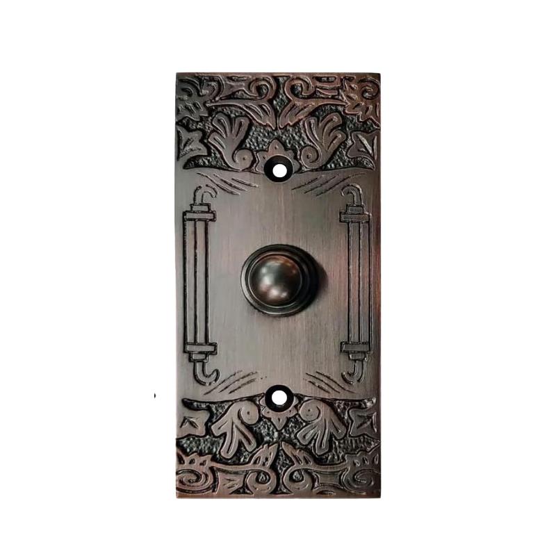 "Baasha" Decorative Brass Bell Push