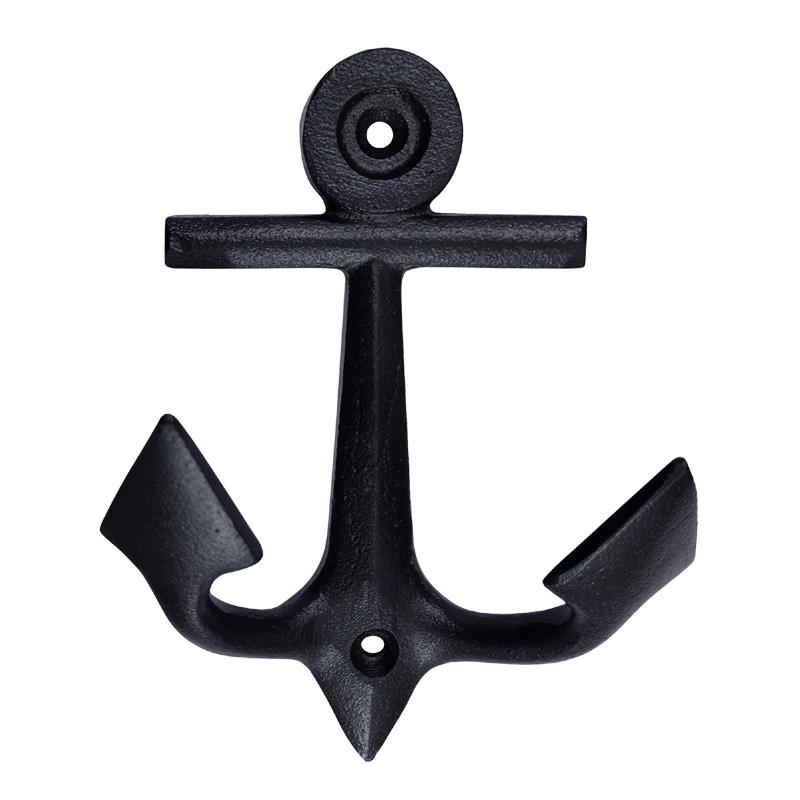 "Anchor" Black Antique iron hook