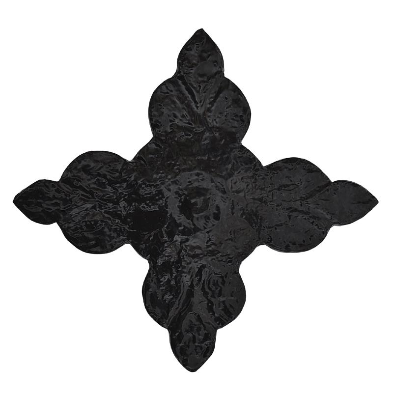 "Chenani" Decorative Black Iron Door Stud