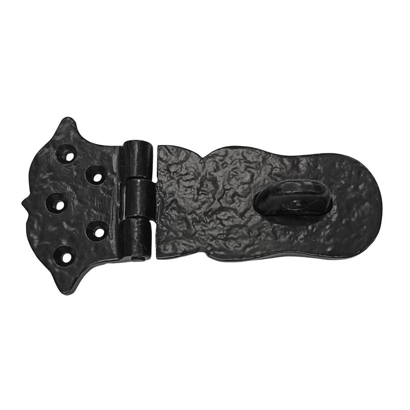 "Jezebel" Black Antique Cast Iron Hasp & Staple