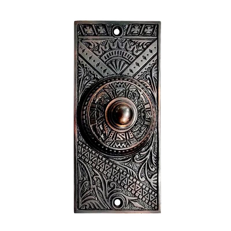 "Esmachiah" Decorative Brass Bell Push