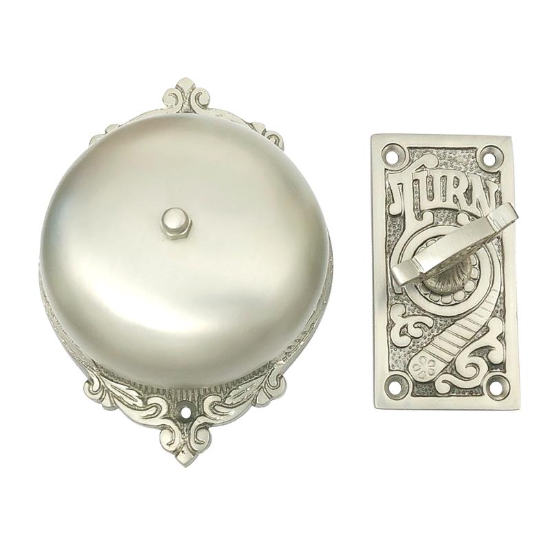 "Elohim" Brass Decorative Manual Old Fashioned Door Bell