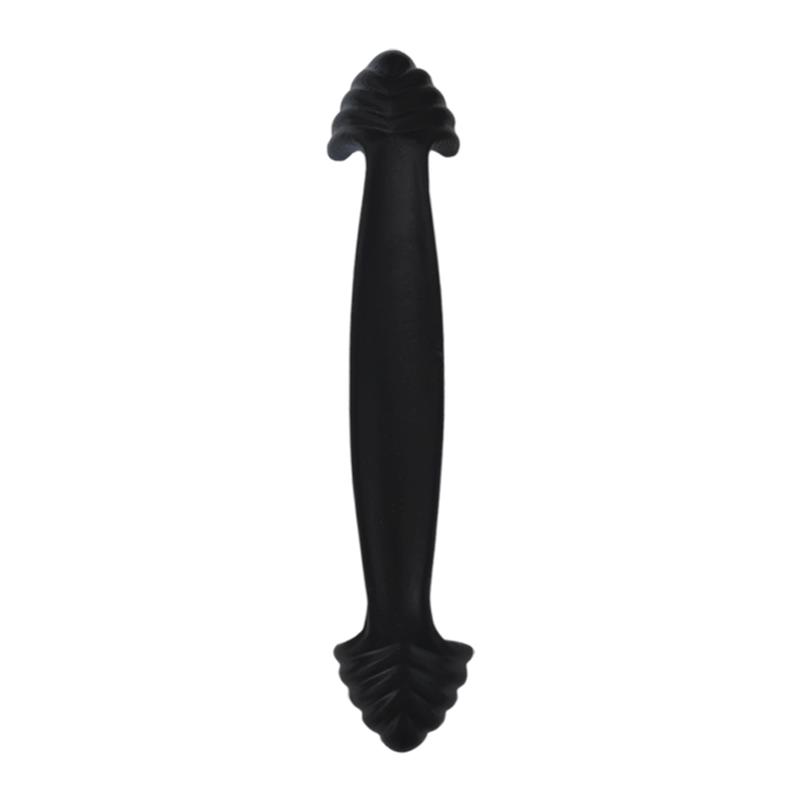 9.5 Inch "Uzal" Black Antique Iron Door Pull