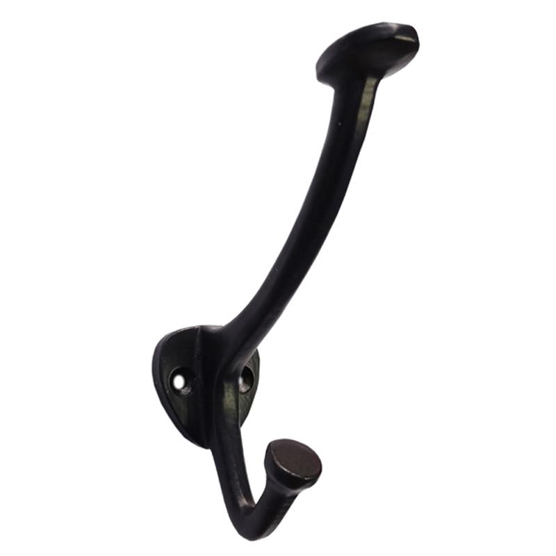 "Immanuel" Black Antique Iron Hook