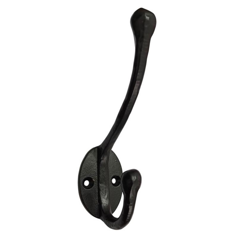 "Judah" Black Antique Iron Hook