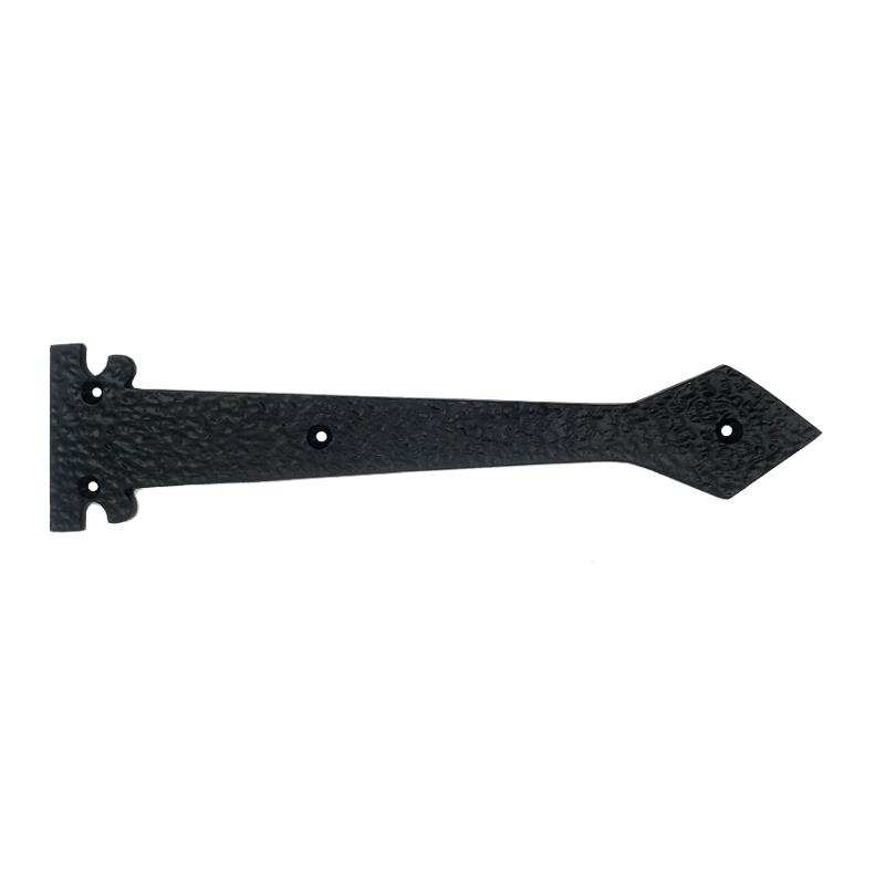 14 inch "Luhith" Black Antique Iron False Hinge Front