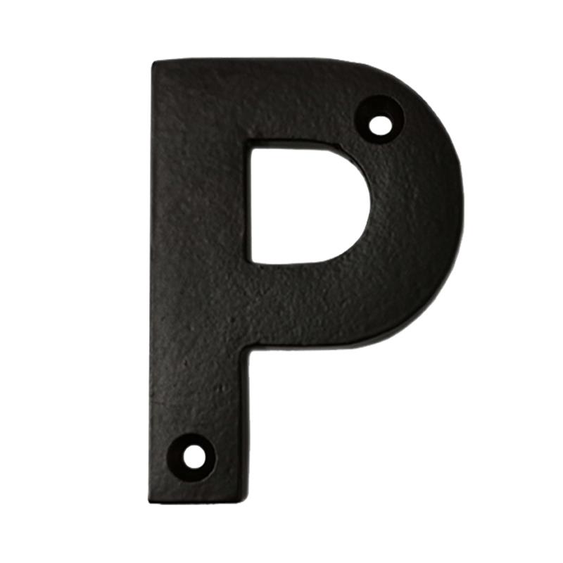 4" Iron Letter-P