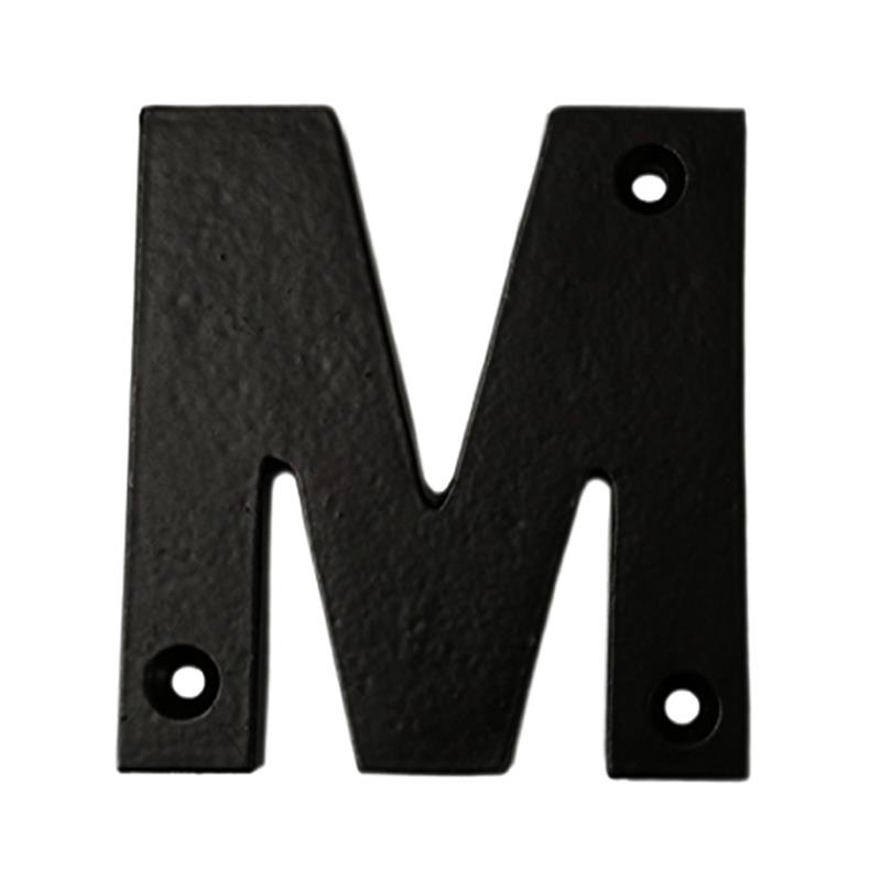 4" Iron Letter-M