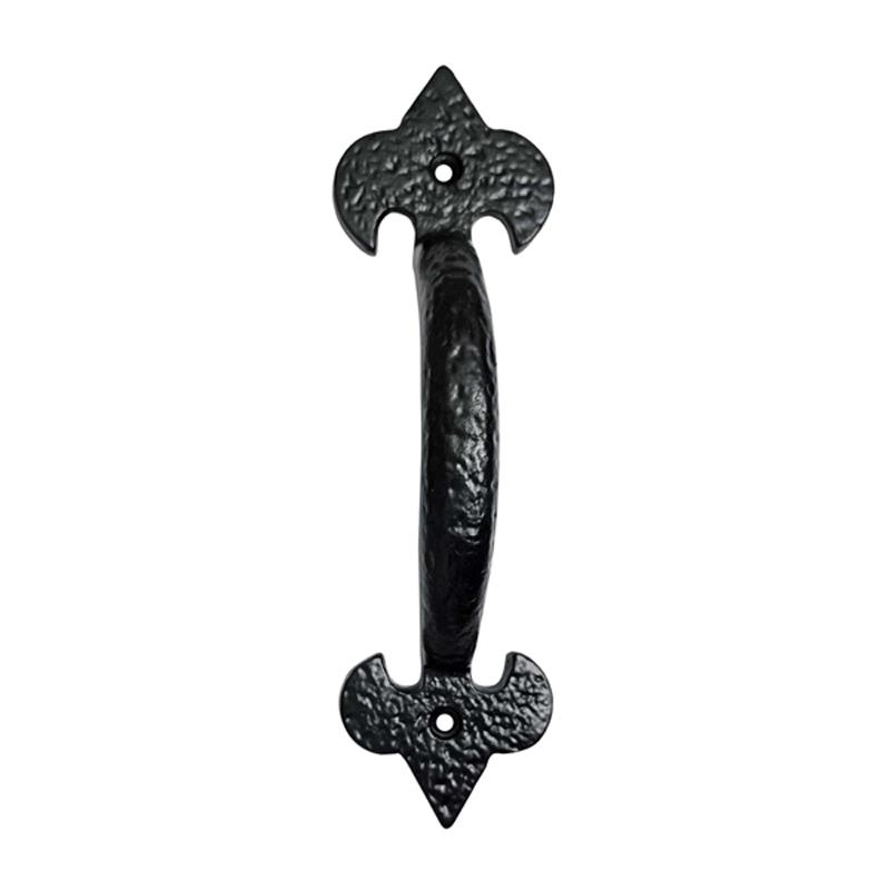 "Benjamin" Black Antique Iron Door Pull