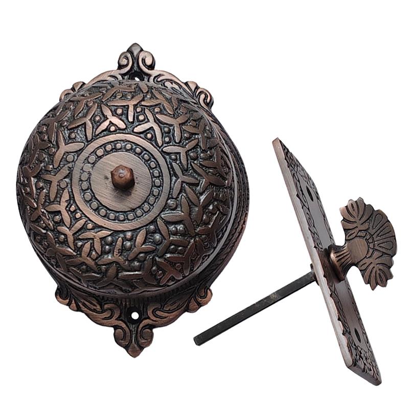 "Elshaddai" Brass Decorative Manual Old Fashioned Door Bell