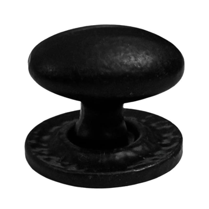 "Abida" Black Antique Iron Cabinet Knob