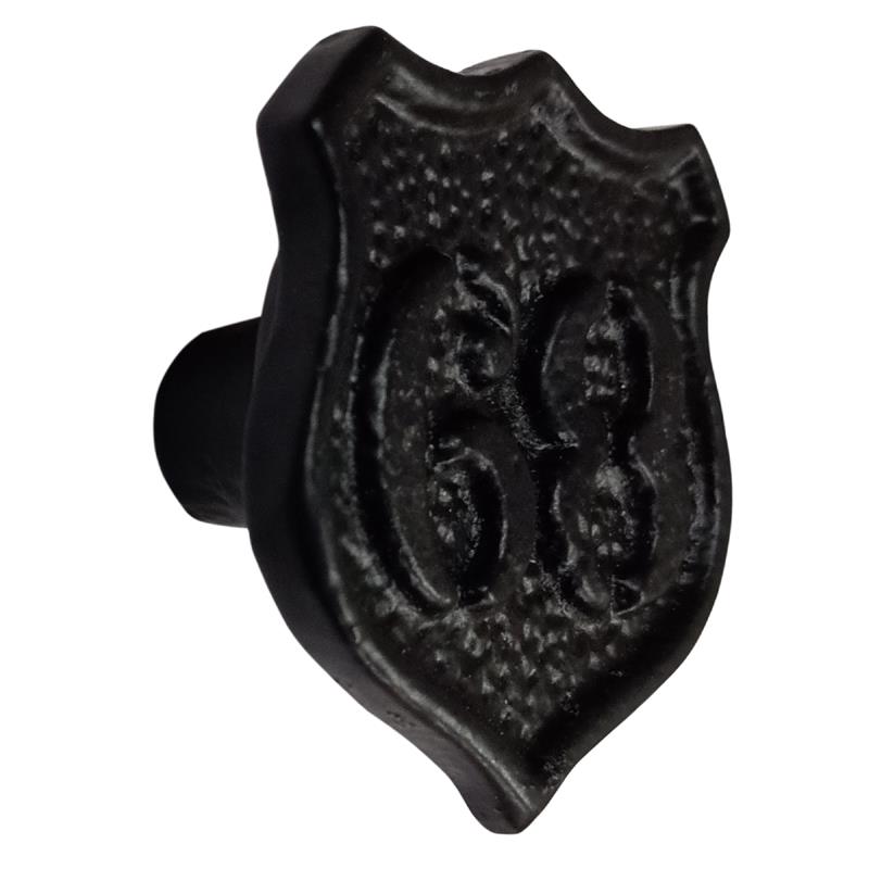 "Dalaiah" Black Antique Iron Cabinet Knob